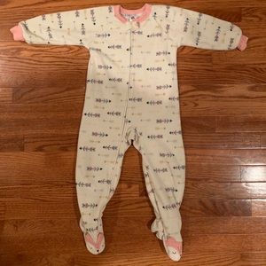 Girls 4T footie pajamas
